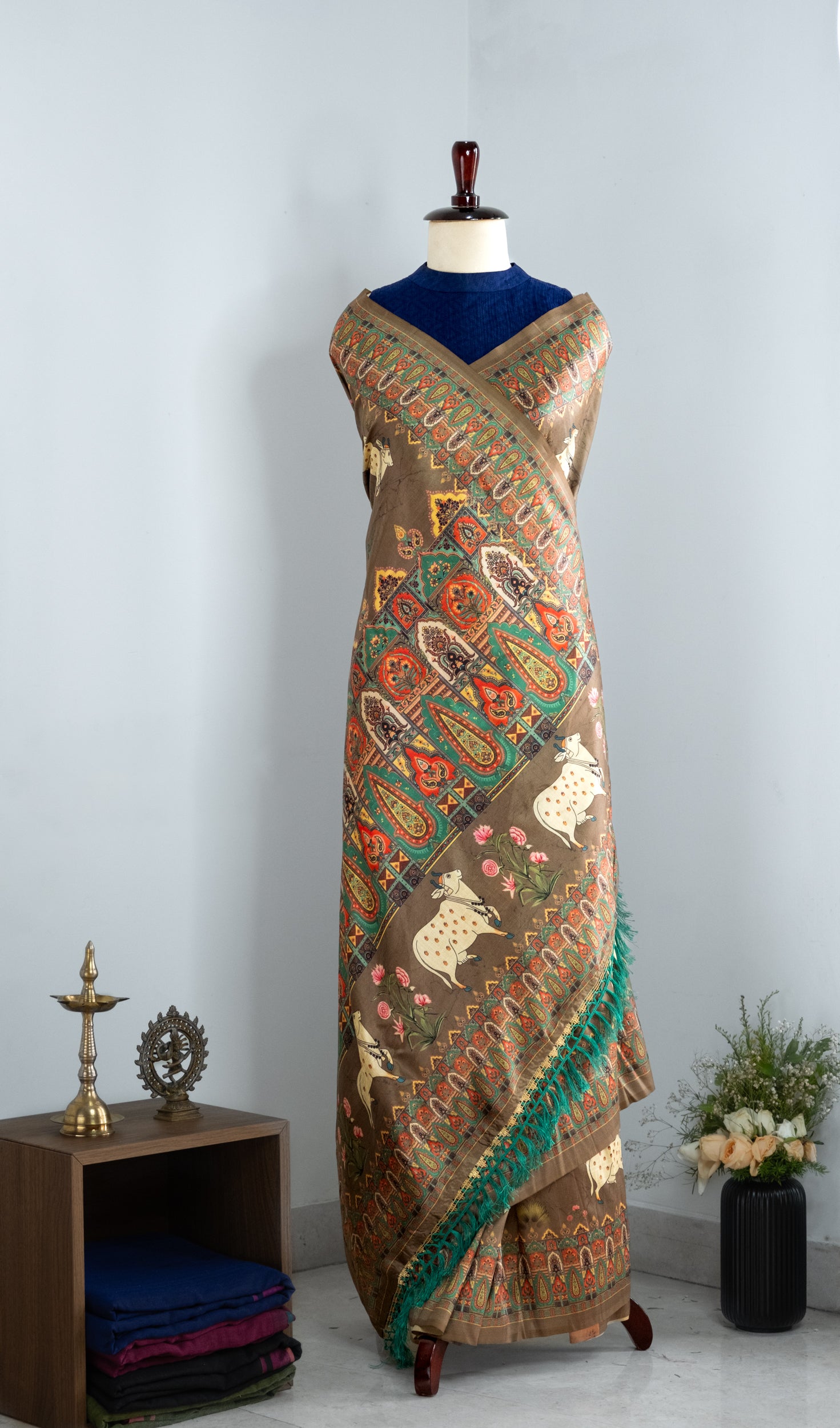 Shyamali Pichwai Saree