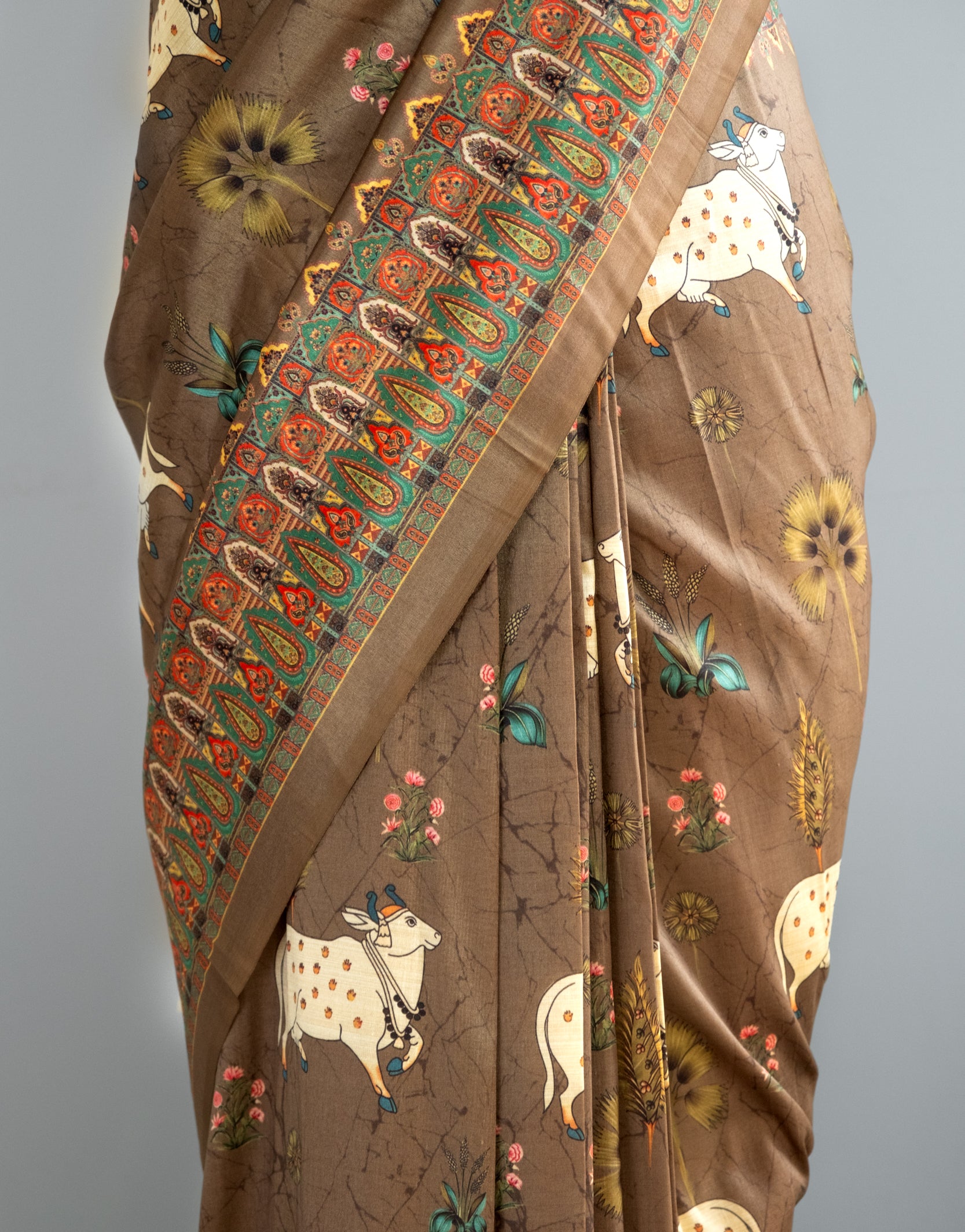 Shyamali Pichwai Saree