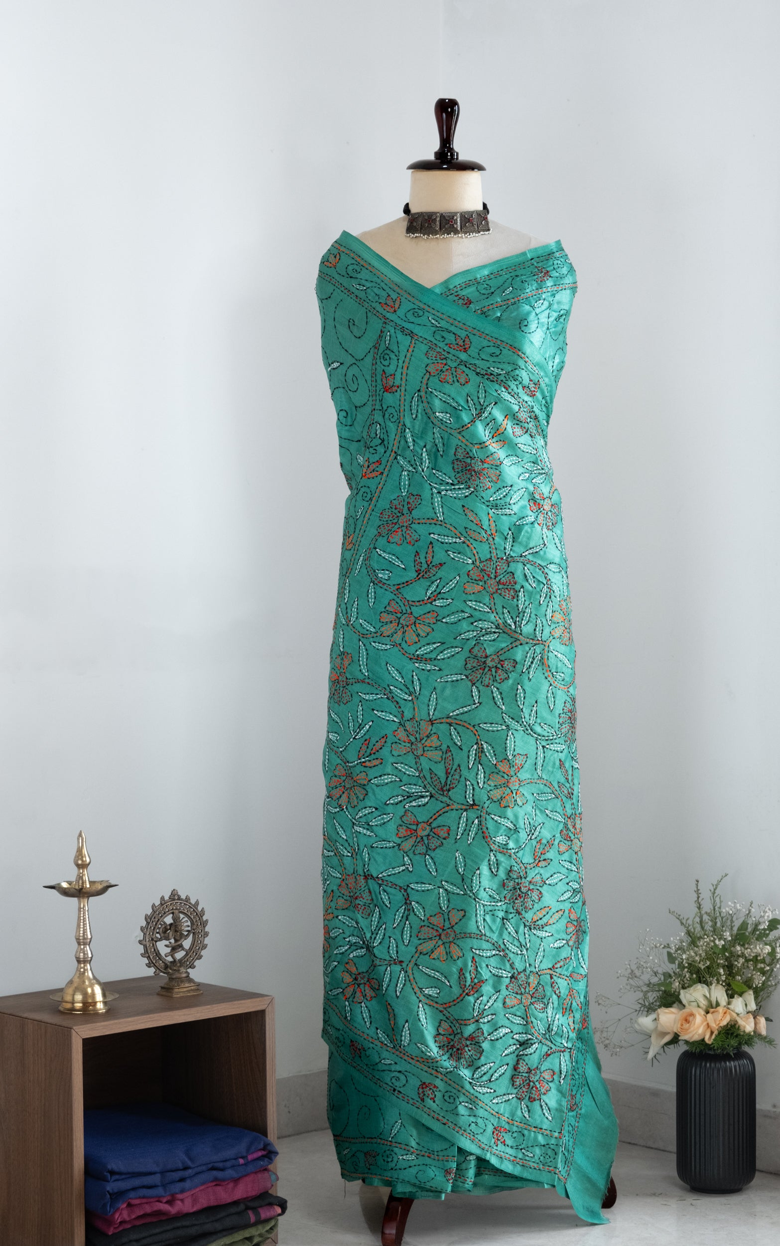 Meghbalika Kantha Saree