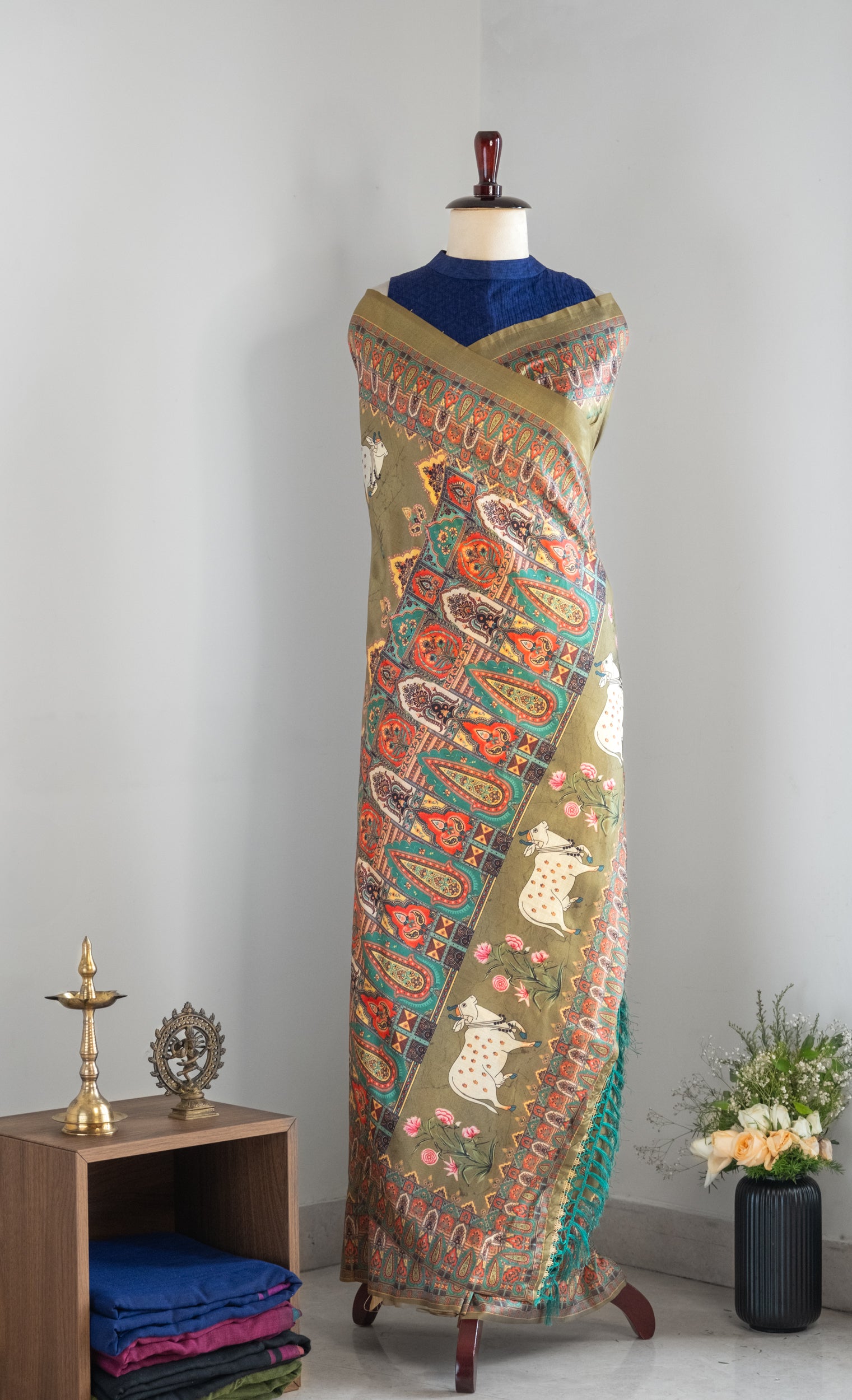 Madhuban Pichwai Saree