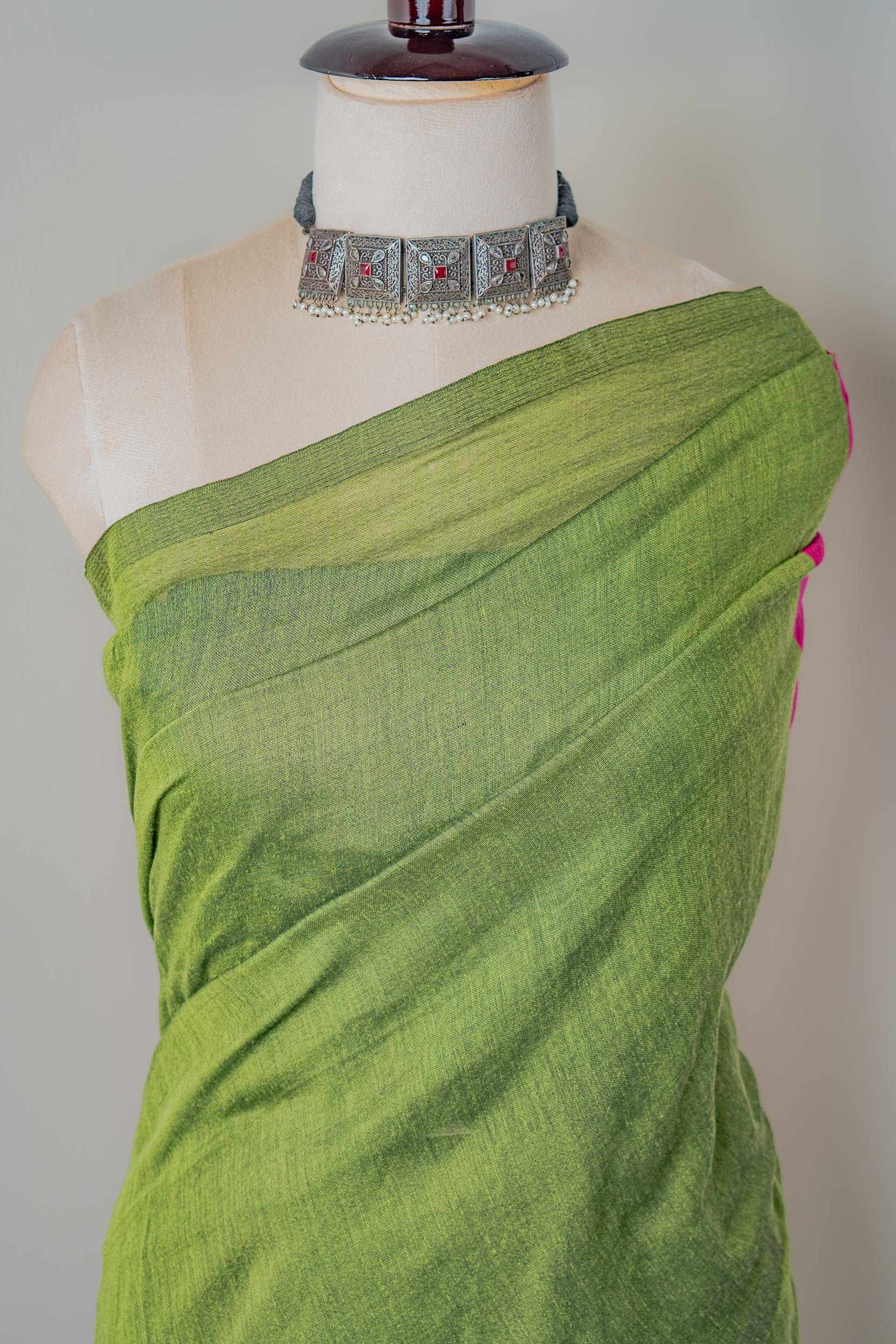 Rani Mul cotton Saree- Sanjh