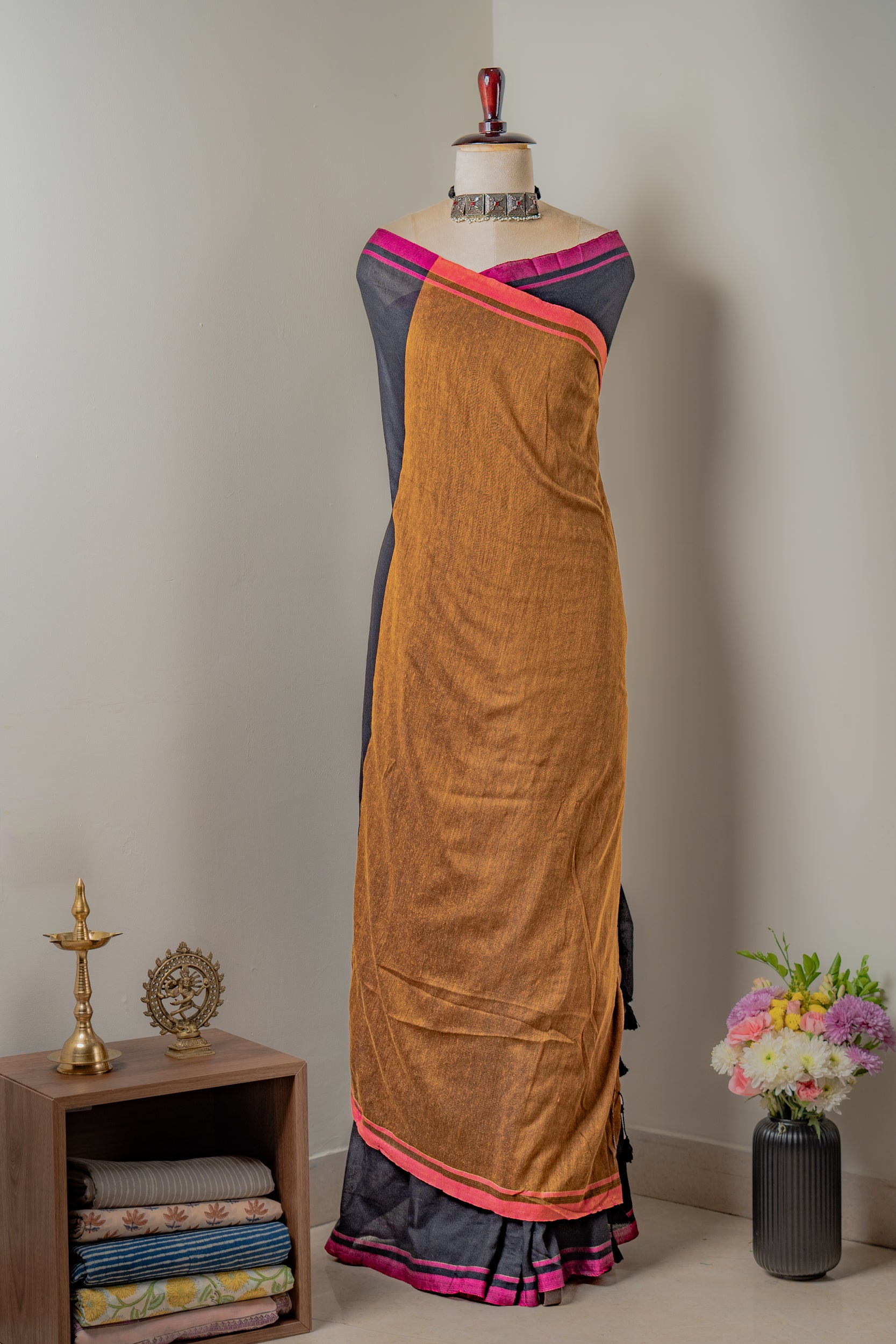 Nidar Mul cotton Saree- Sanjh