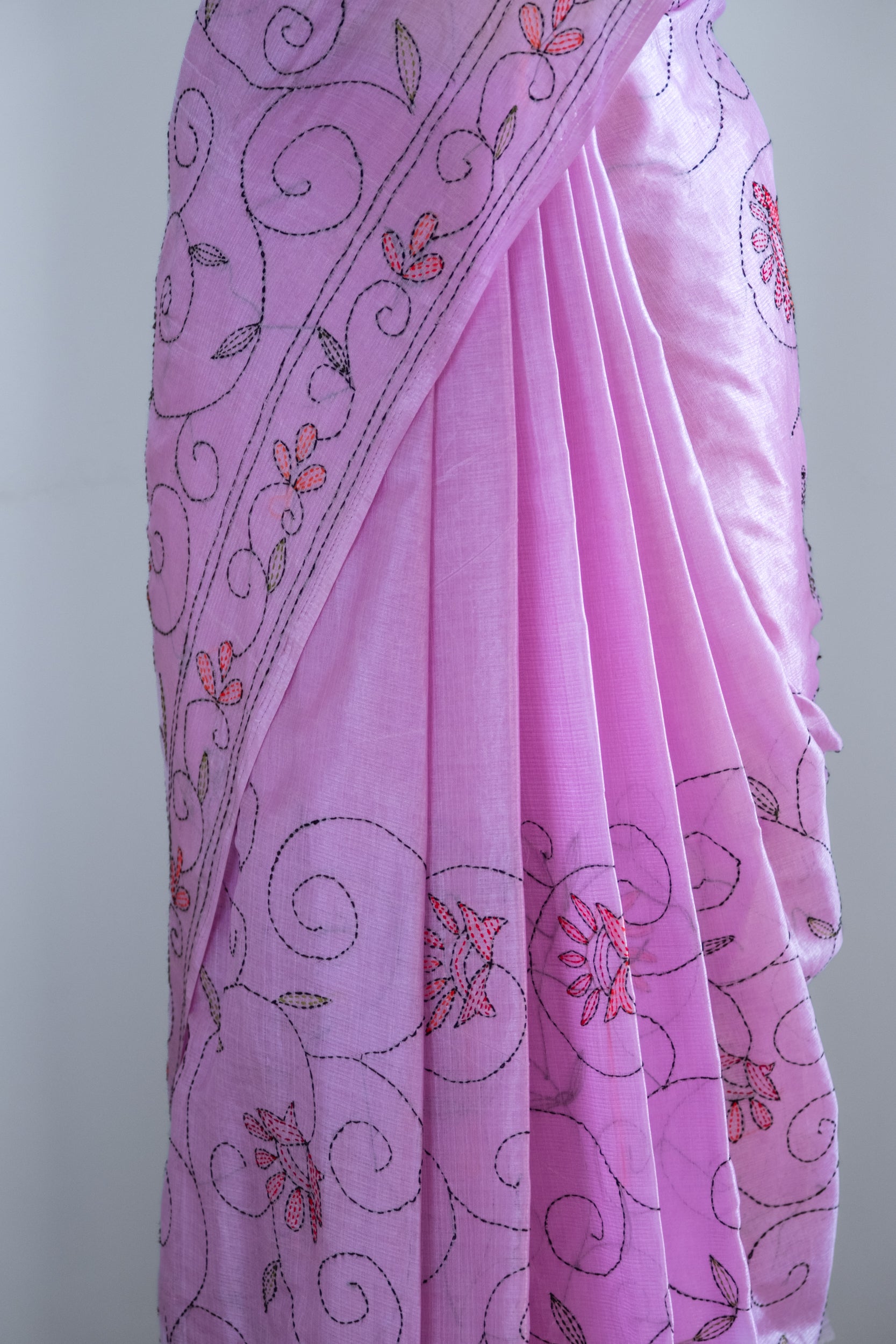 Jhalmuri Kantha Saree