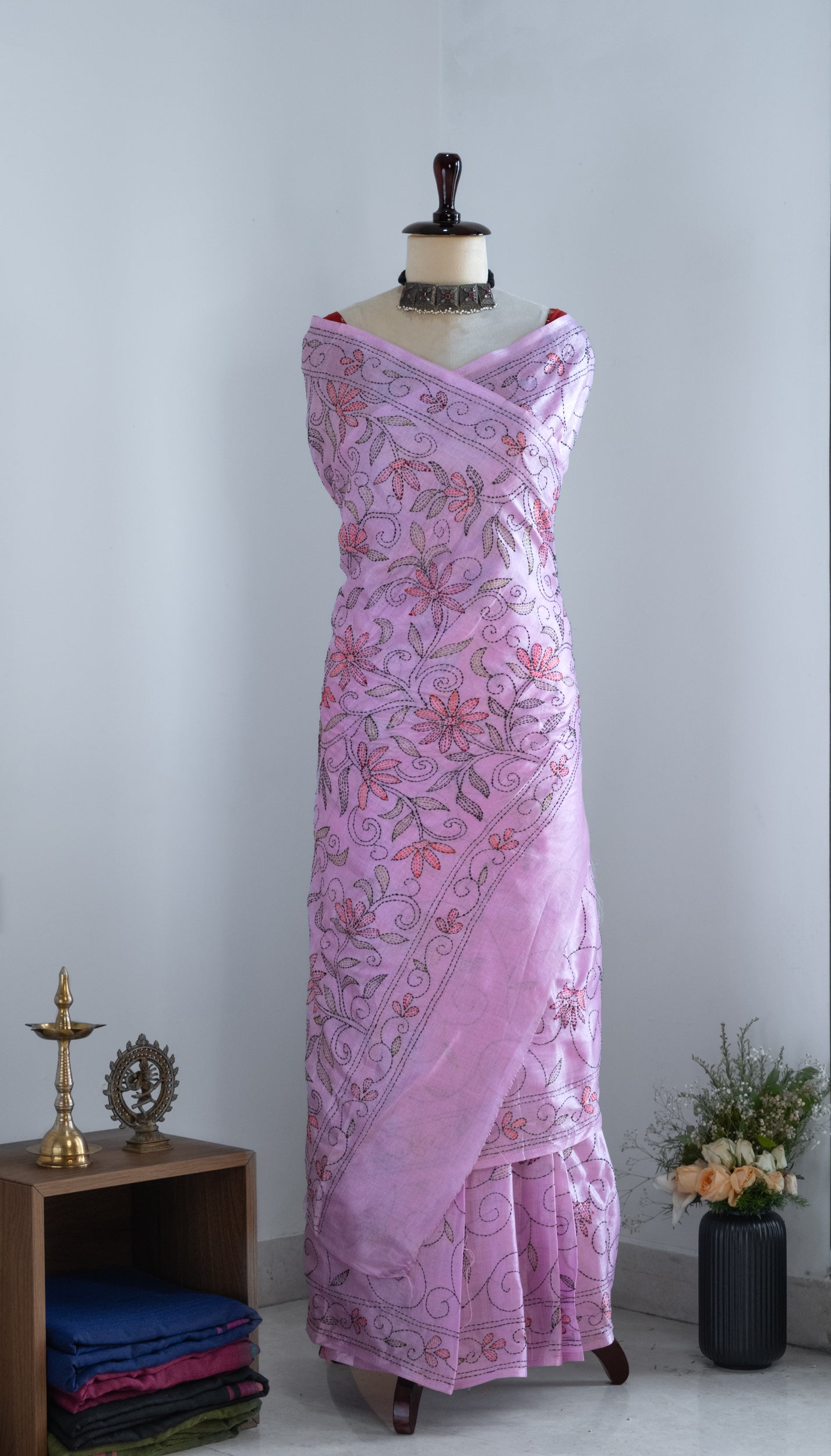 Jhalmuri Kantha Saree