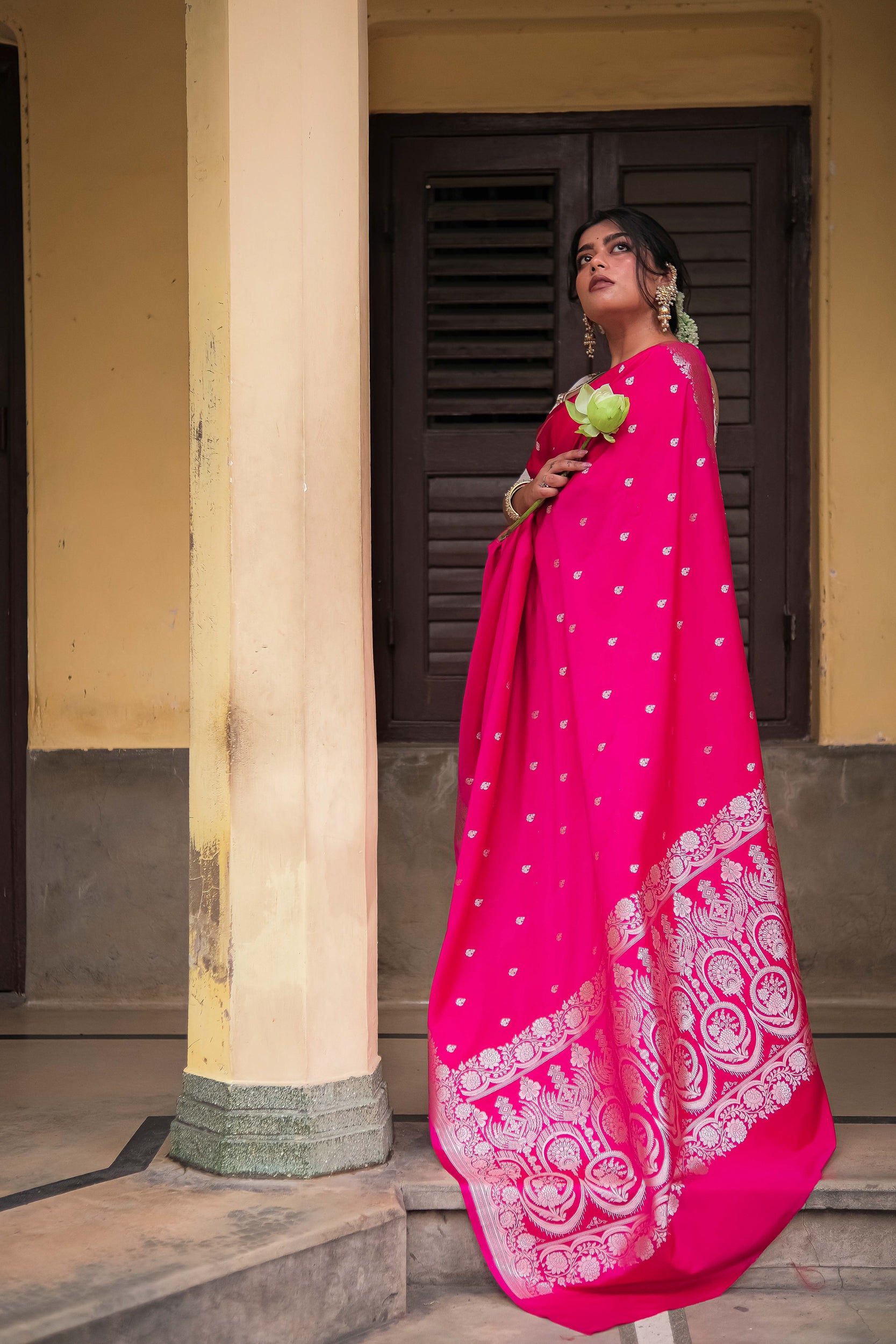 Raagya Mashru Silk Saree- Jagmag