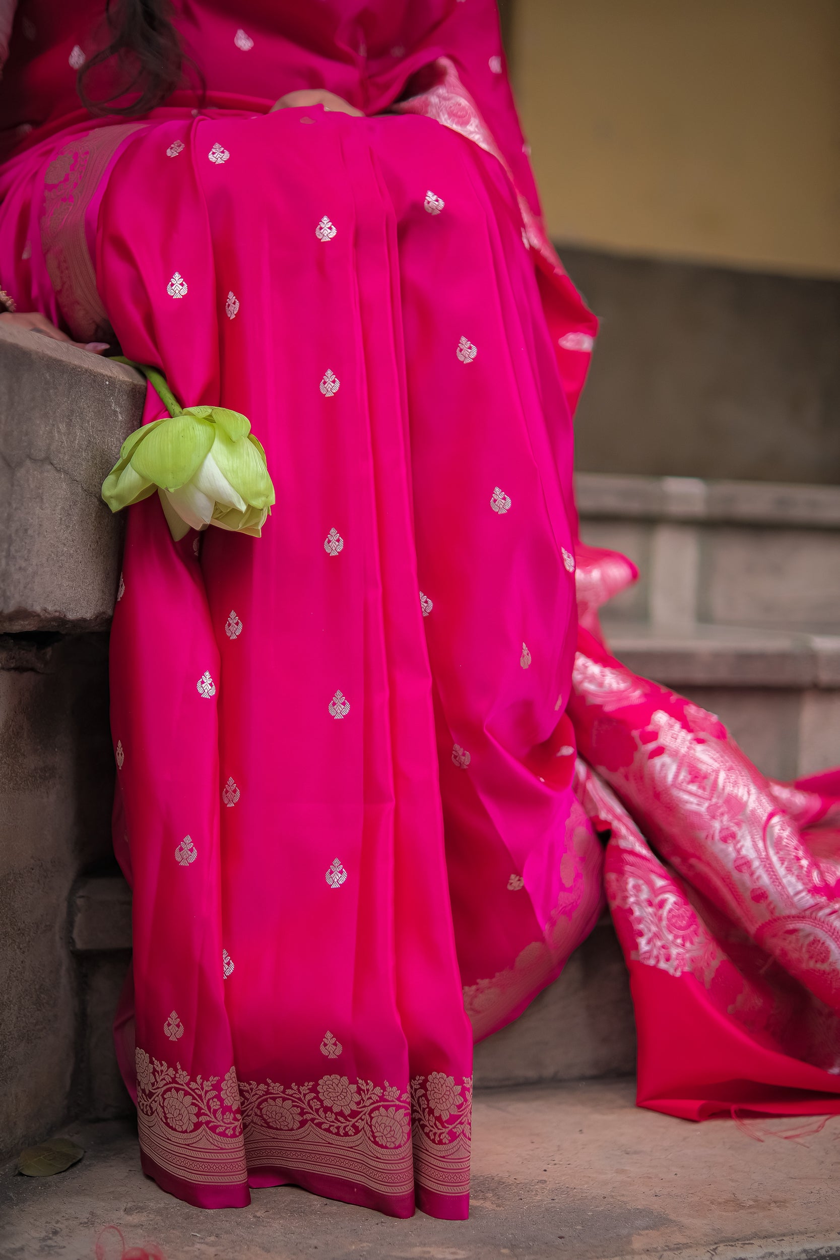 Raagya Mashru Silk Saree- Jagmag